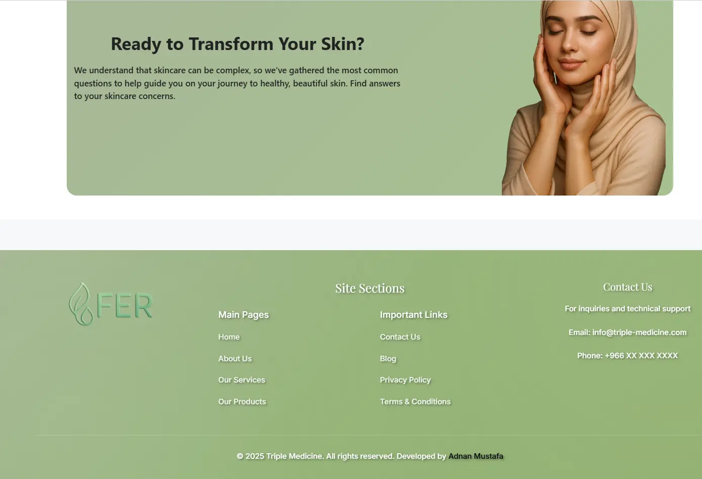 FER Skincare Store – Modern WooCommerce Website Design - 5